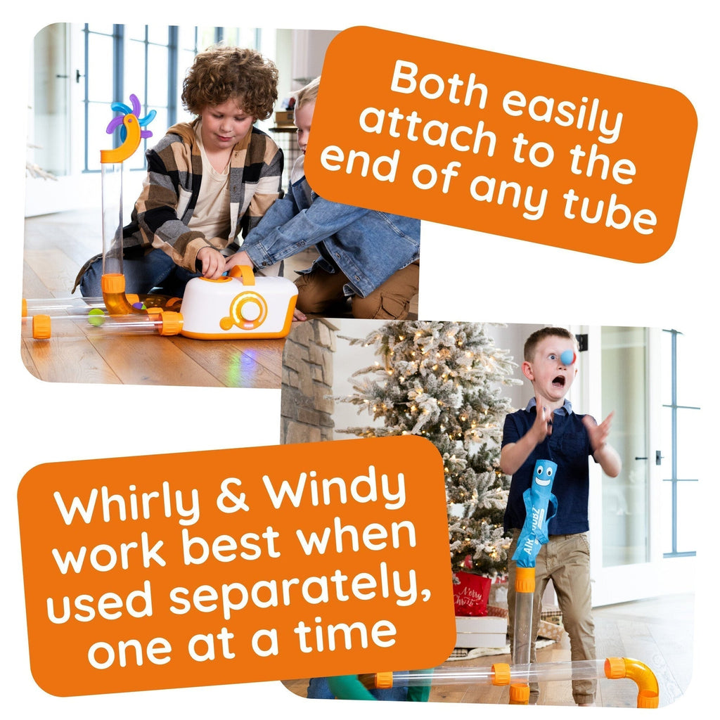 Air Toobz – Whirlwind Accessory Pack (Windsock, Whirly Wheel & Dual-Coloured Balls)