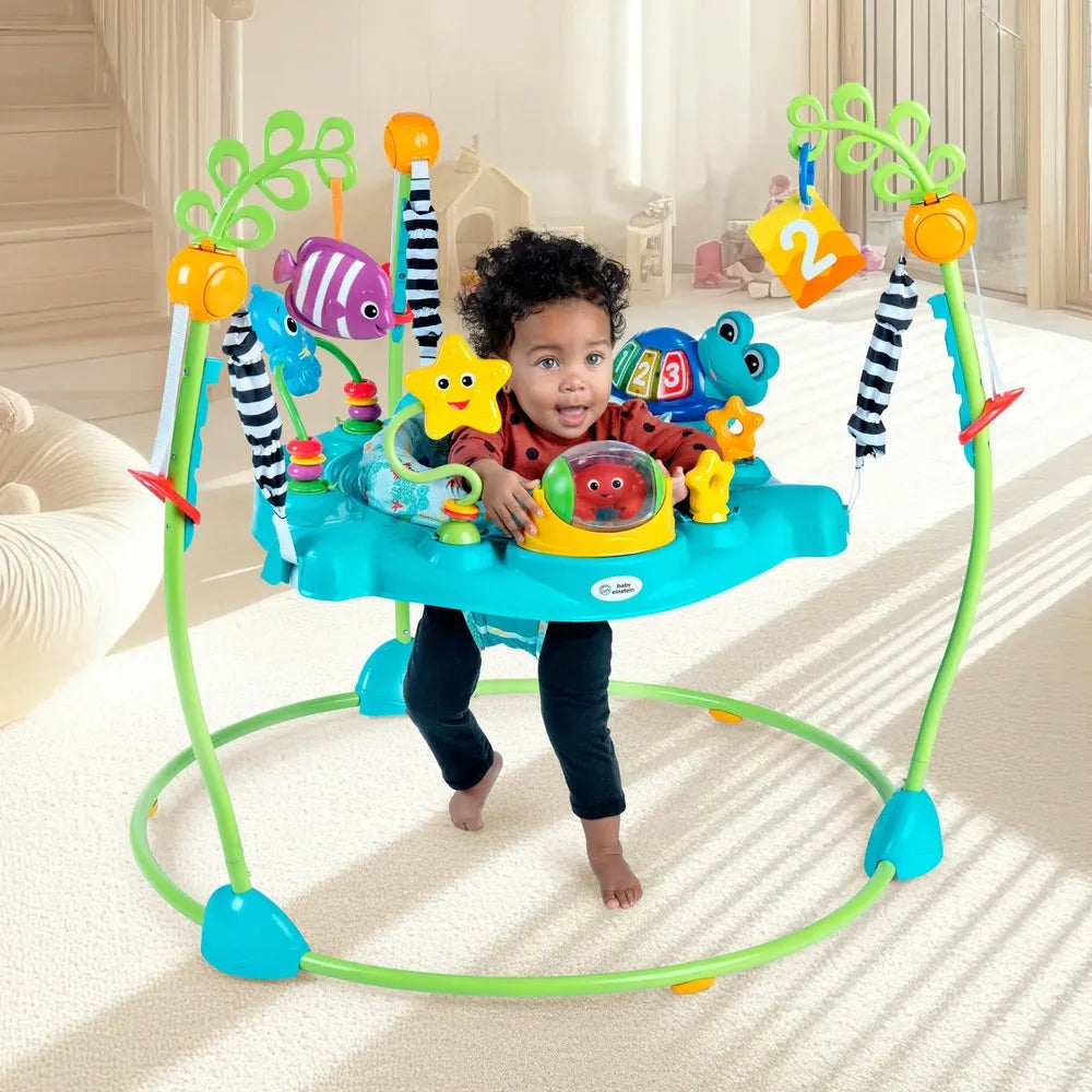 Baby Ocean Activity Jumper – 360° Bouncer with Lights, Sounds & Interactive Toys