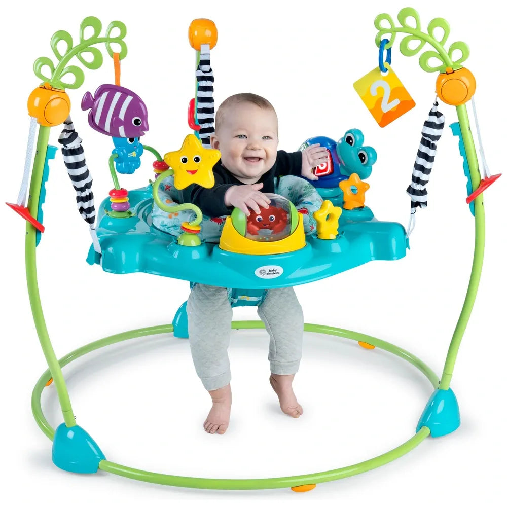 Baby Ocean Activity Jumper – 360° Bouncer with Lights, Sounds & Interactive Toys