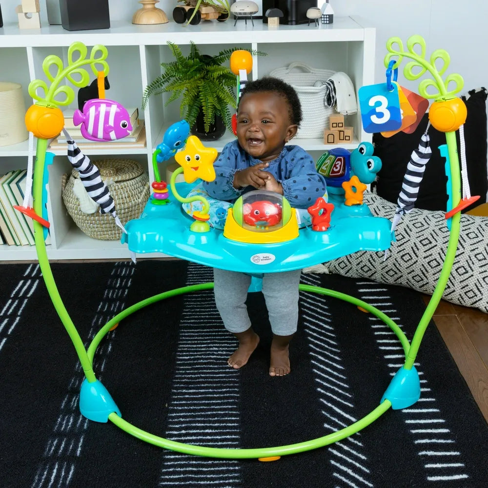 Baby Ocean Activity Jumper – 360° Bouncer with Lights, Sounds & Interactive Toys