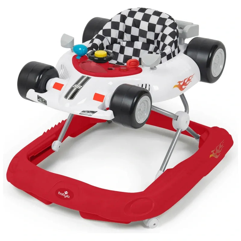 Baby Racing Walker – Interactive Car Walker with Lights, Sounds & Steering Wheel
